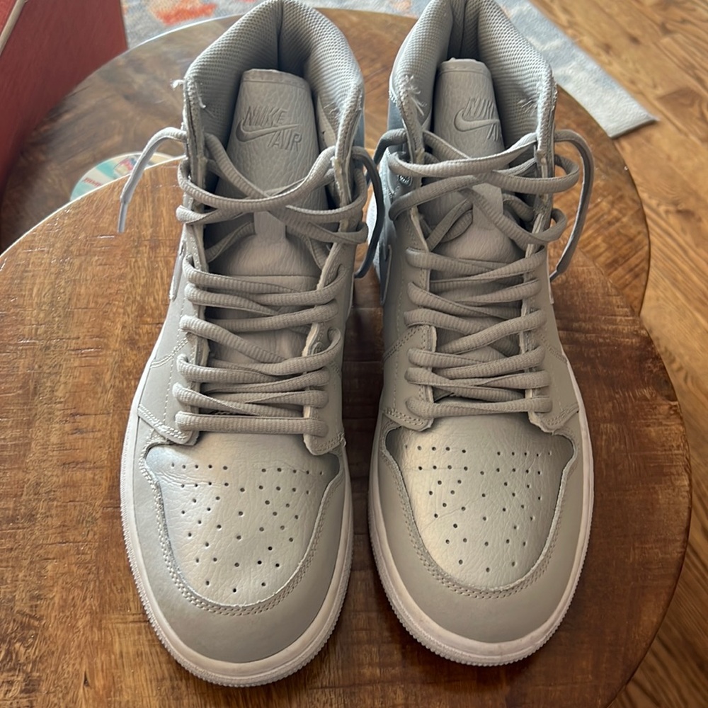 Nike Silver Air Jordan’s